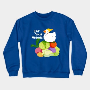 Eat Your Veggies Duck Crewneck Sweatshirt